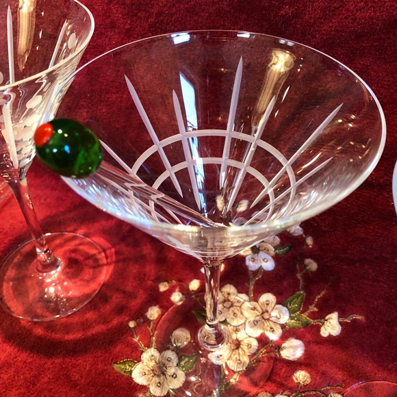 Crystal martini glasses - Picture 5 of 5